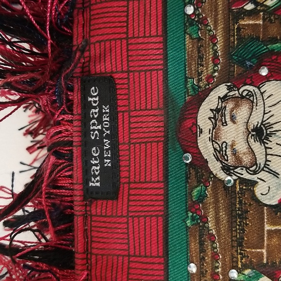 Kate spade Christmas bag Santa Claus vintage holiday Purse - Picture 3 of 12